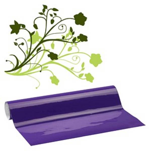 Plottix Permanent Vinylfolie Violett 31.5 cm x 1 m - Violett