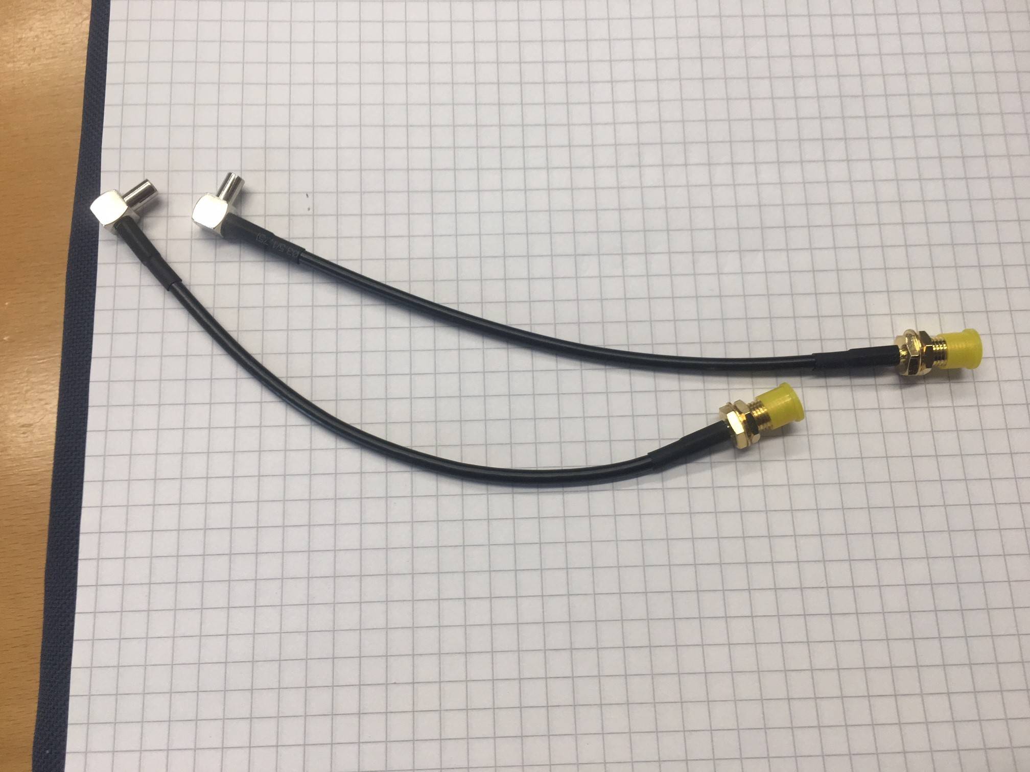 ALLNET Antennen-Pigtail SMA F auf TS9 15cm 2er Pack - 0,15 m-1
