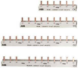 ABB 2CDL231002R1012 Phasenschiene PS 3/12 FI Phasenschiene Anzahl Reihen 3 Lichtgrau 3polig 10 mm² 1 St.-1