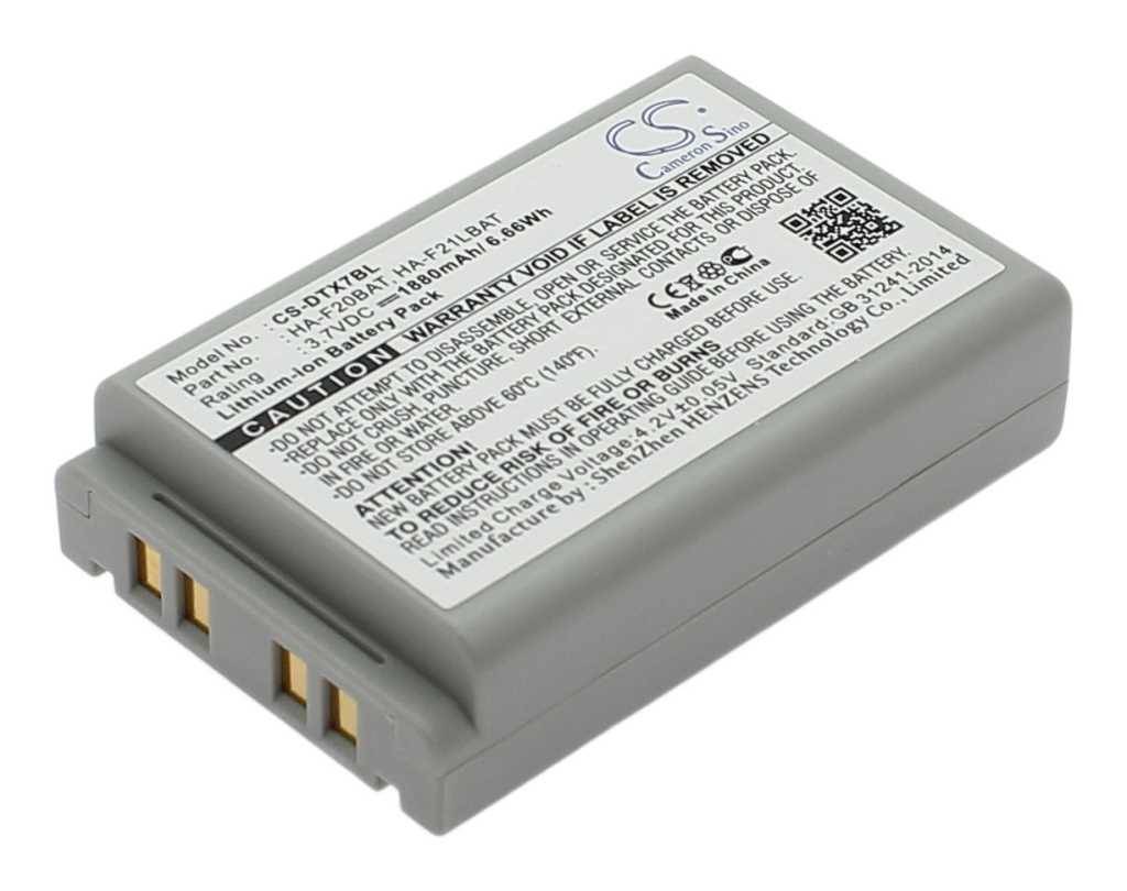 Scannerakku LiIon 3,7V 1880mAh ersetzt Casio HA-F21LBAT-0