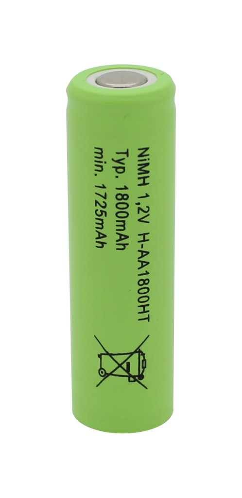 Mexcel H-AA1800H NiMH-Akku 1800mAh hochtemperaturfähig passend für RZB 67000.0.256-0