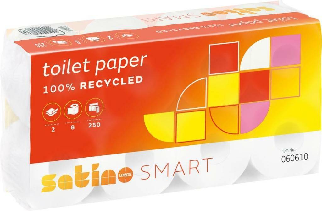 Toilettenpapier WEPASmart2-lagig weiß 64 Rollen-1