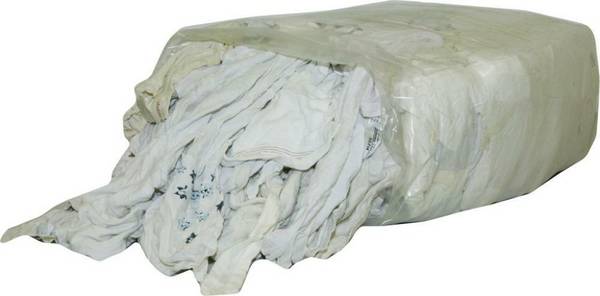 Trikotputzlappen überwiegend weiß 10kg