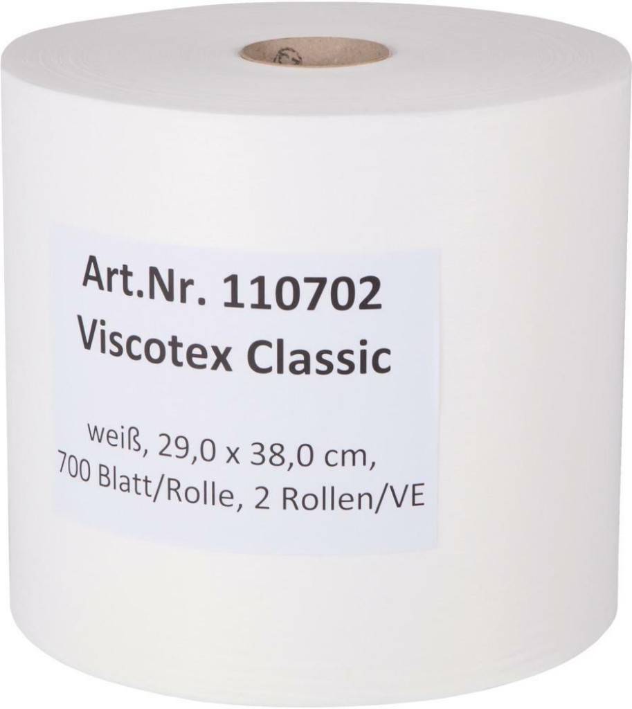 2 RLL ELOS Wischtücher Viscotex Classic Rolle weiss 29x38cm 700 Blatt