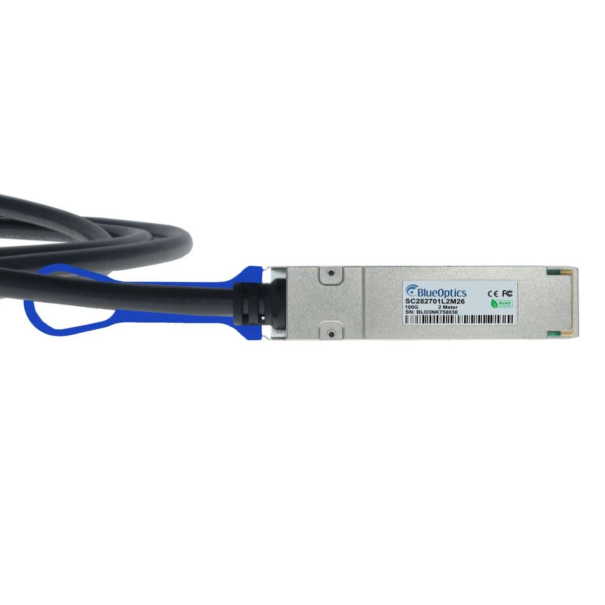 BLUEOPTICS - NVIDIA 980-9I48U-00C02A BlueLAN passives Ethernet, 100GBASE-CR4 QSFP28 auf 4x25GBASE-CR SFP28 Direct Attach-1