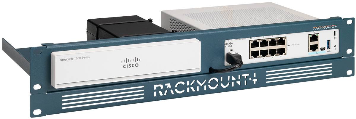 Rackmount.IT RM-CI-T8 - Rackmontagesatz - Jet Black, RAL 9005 - 2U - 48.3 cm (19")-2