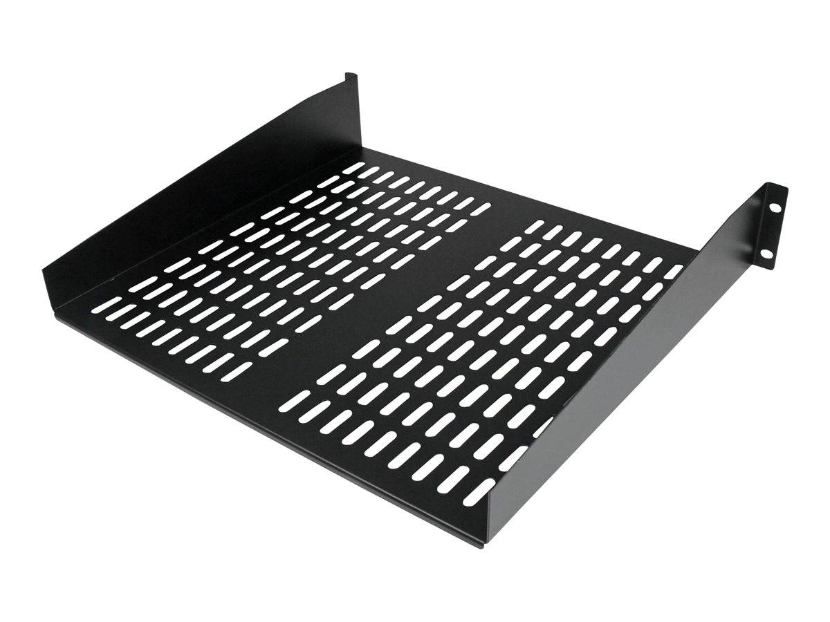 StarTech.com 2HE Universal Rack Mount Fachboden belüftet und freitragend für 19-1