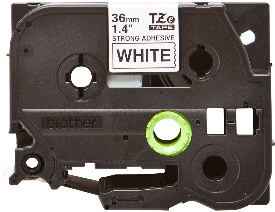 Brother TZe S261 - Laminiertes extra starkes Klebeband - Schwarz auf Weiß-2
