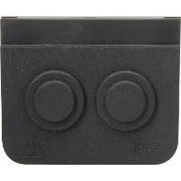 KOPP BLUE ELECTRIC - 2-fach Kabeleinführung (Aufputz-Feuchtraum) - in anthrazit-1