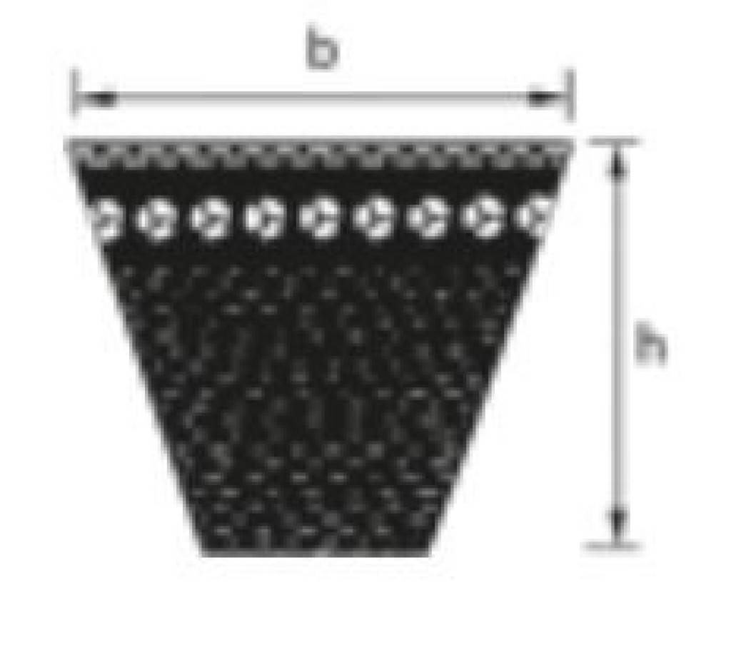 OPTIBELT Keilriemen Super XE-POWER PRO XPB 3550 Lw Schmalkeilriemen SK-4