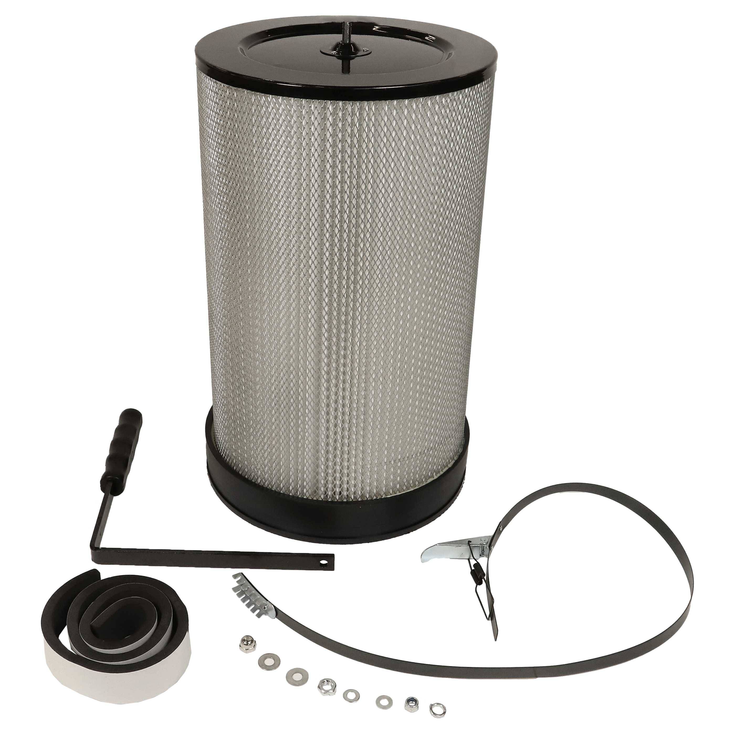 vhbw Feinstaubfilter kompatibel mit Metabo SPA 1700 D, 1200 | Absauganlage - Feinstaub-Filterpatrone mit