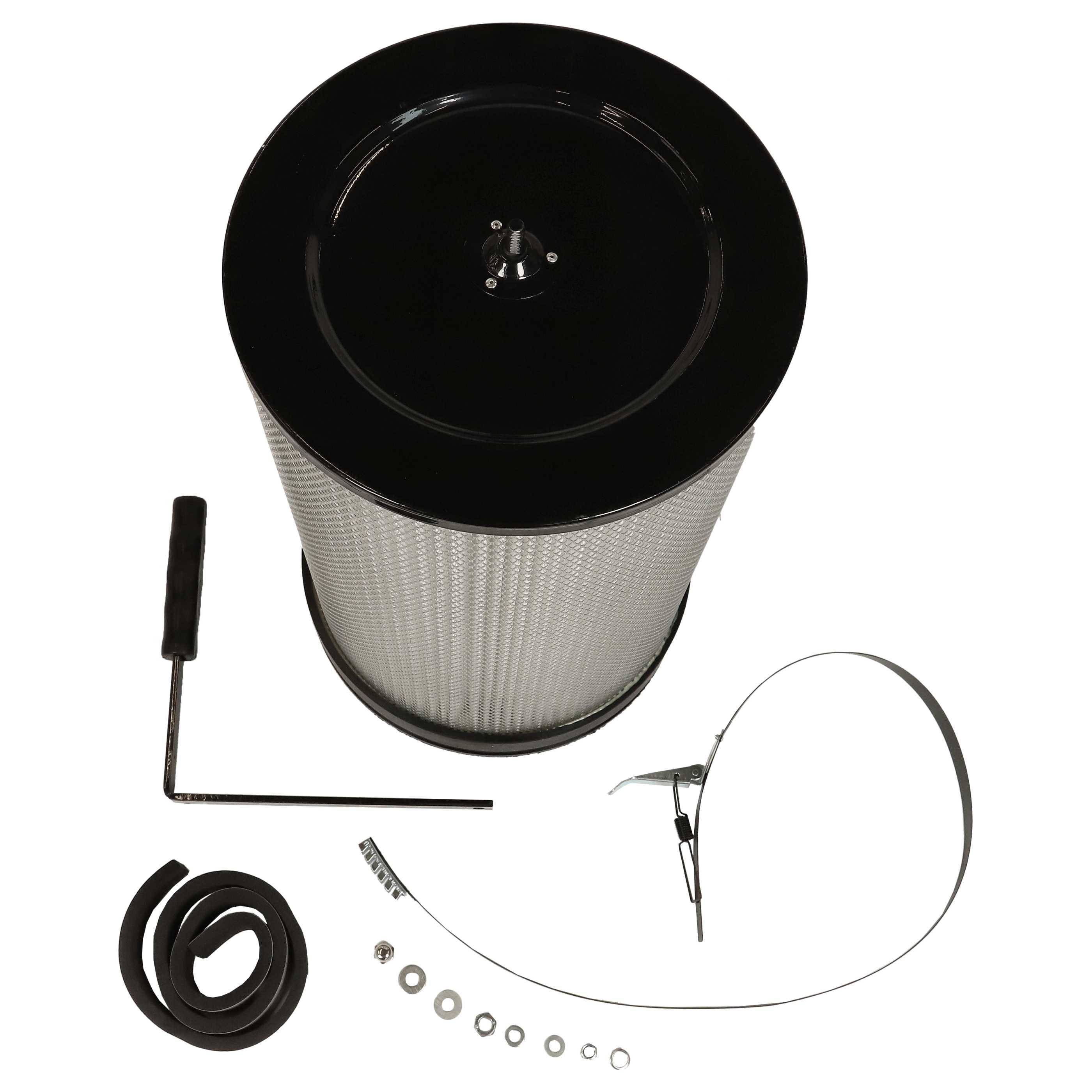 vhbw Feinstaubfilter kompatibel mit Metabo SPA 1700 D, 1200 | Absauganlage - Feinstaub-Filterpatrone mit-1