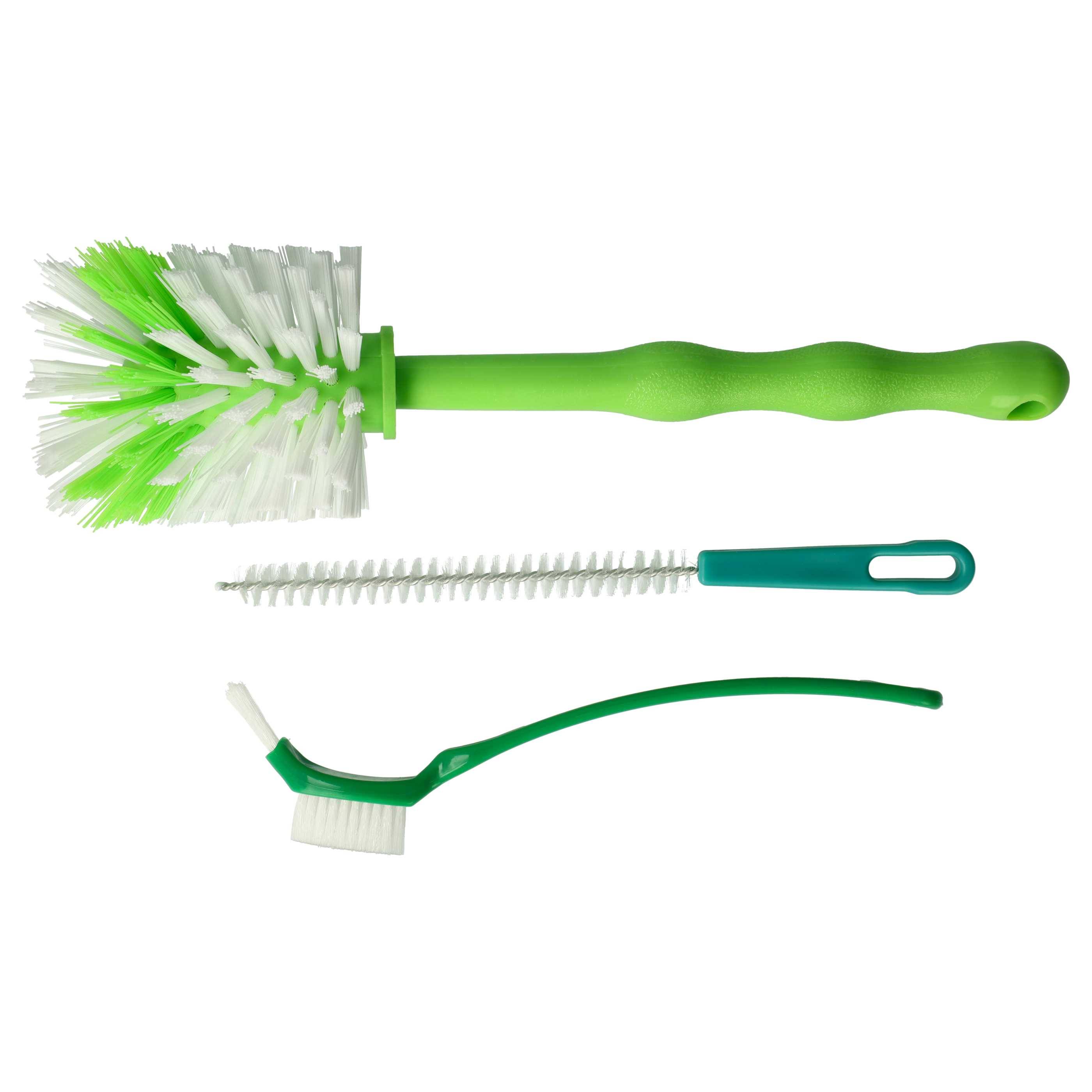 vhbw Reinigungsbürsten-Set (3-tlg.) für alle gängigen Küchenmaschinen z.B. kompatibel mit Thermomix-0