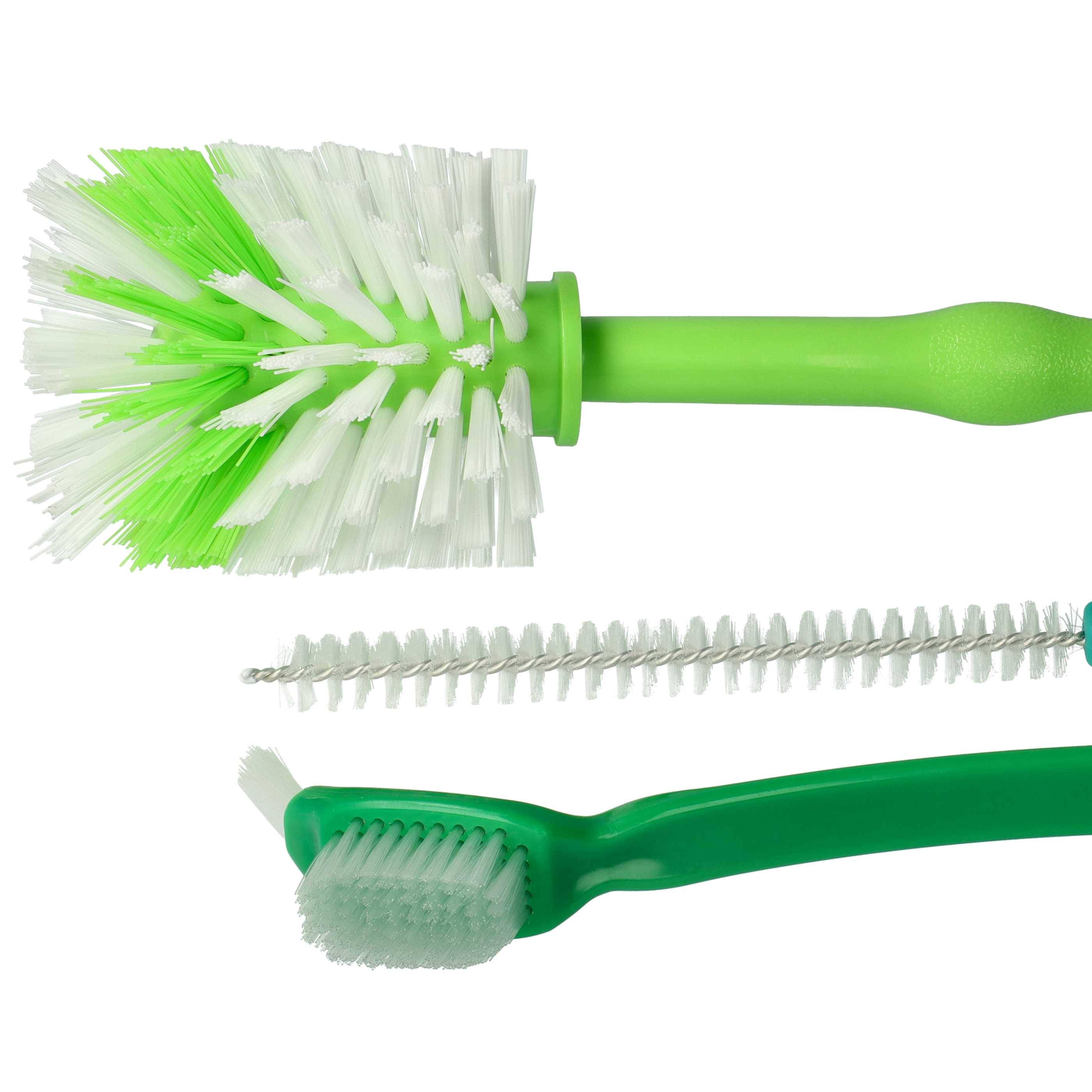 vhbw Reinigungsbürsten-Set (3-tlg.) für alle gängigen Küchenmaschinen z.B. kompatibel mit Thermomix-4