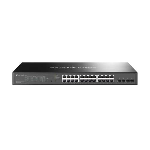 TP-LINK JetStream -28-Port-Gigabit-Smart-PoE-Switch mit 4 SFP-Slots - Managed - L2/L2+ - Gigabit Ethernet (10/100/1000)-0