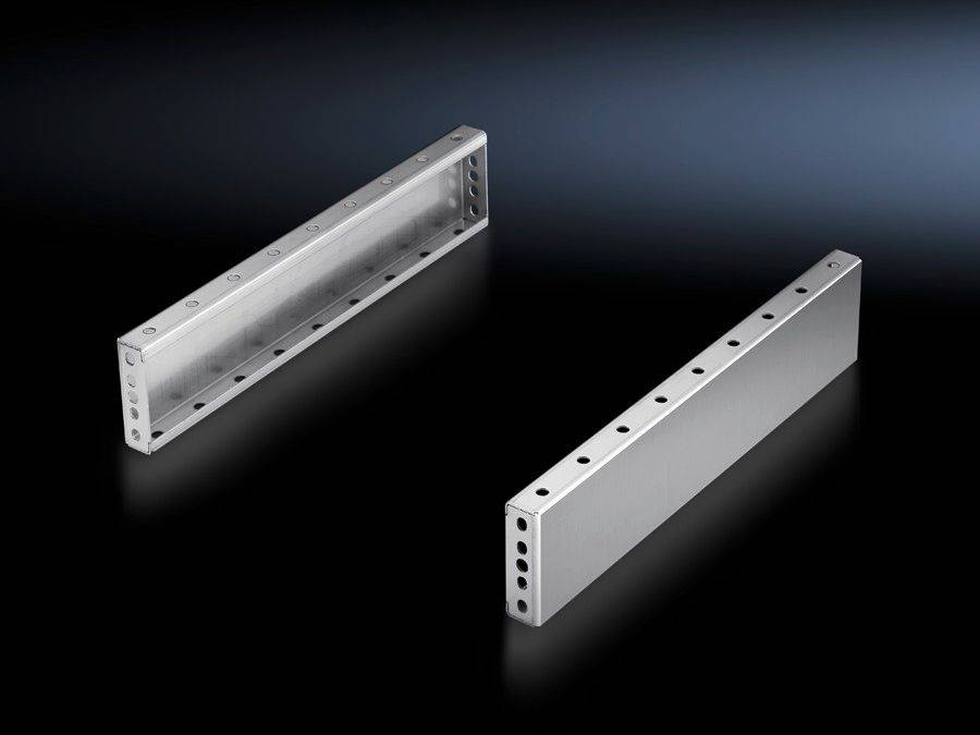 Rittal TS 8701.040 Sockel-Blende, seitlich, 100 mm Edelstahl für Sockel-Elemente vorne und hinten 8701040-0