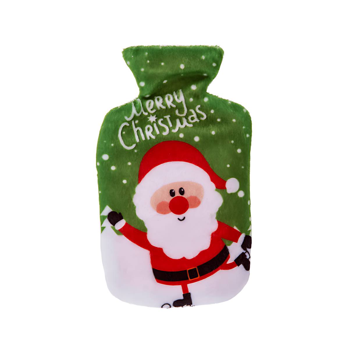 Handwärmer, Wärmflasche mit Fleeceüberzug - merry christmas-3