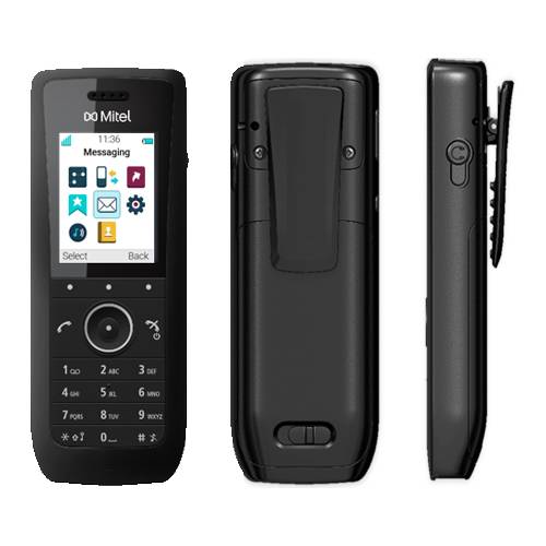 MITEL 5634 - WiFi-Handset (2" LCD-Farbdisplay | Bluetooth 5.0 | WiFi 802.11 a/b/g/n/ac | Vibration | Alarmfunktion)-1