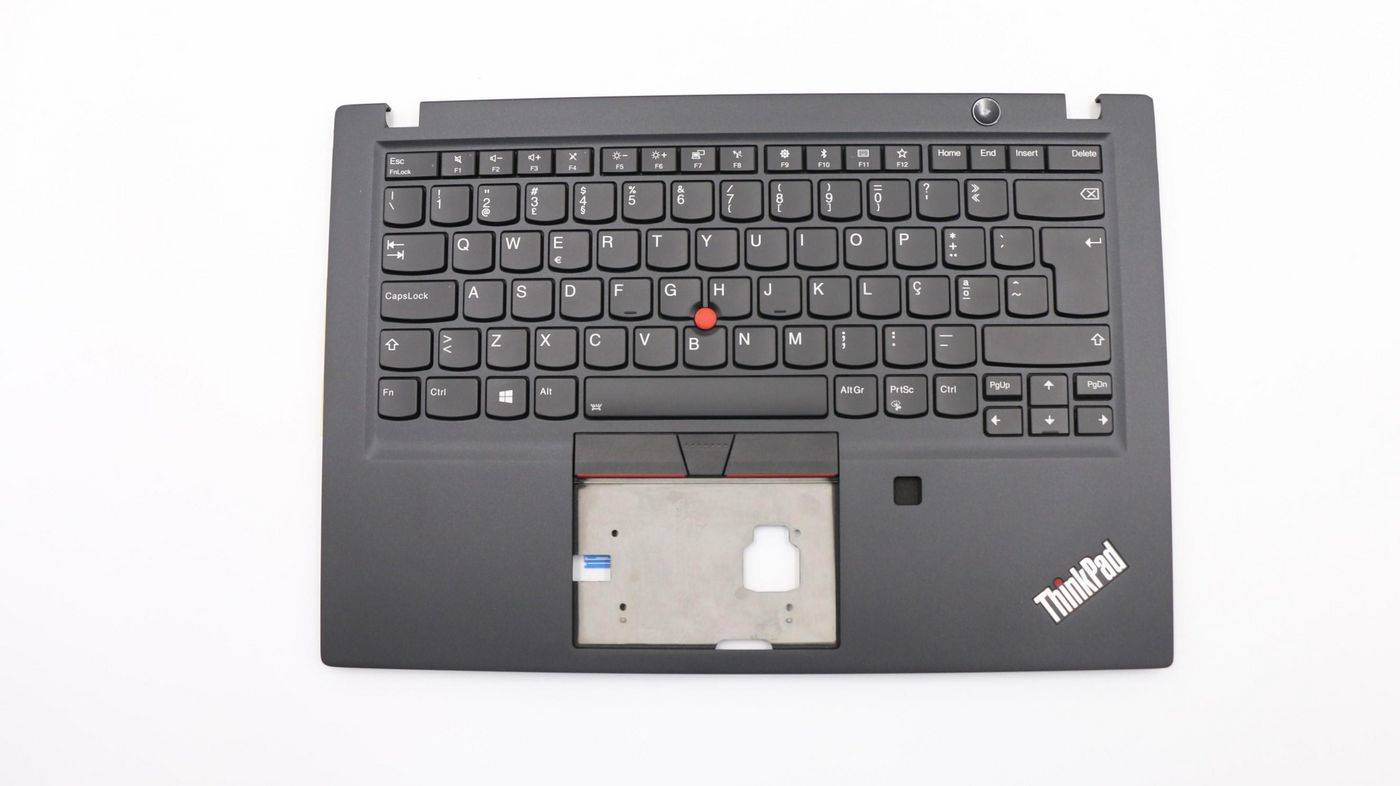 Lenovo C-Cover w/Backlit KBD and FPR Black - Tastatur - TL: Portugiesisch, QWERTY-0