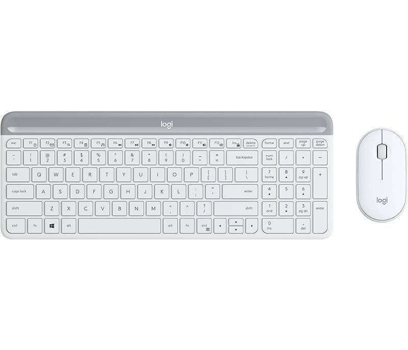 Logitech Slim Wireless Combo MK470 - Tastatur-und-Maus-Set-0