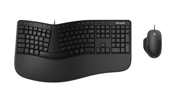 Microsoft Ergonomic Desktop Tastatur Maus enthalten Büro Usb - Desktop - 1.000 dpi - TL: Nordisch, QWERTY