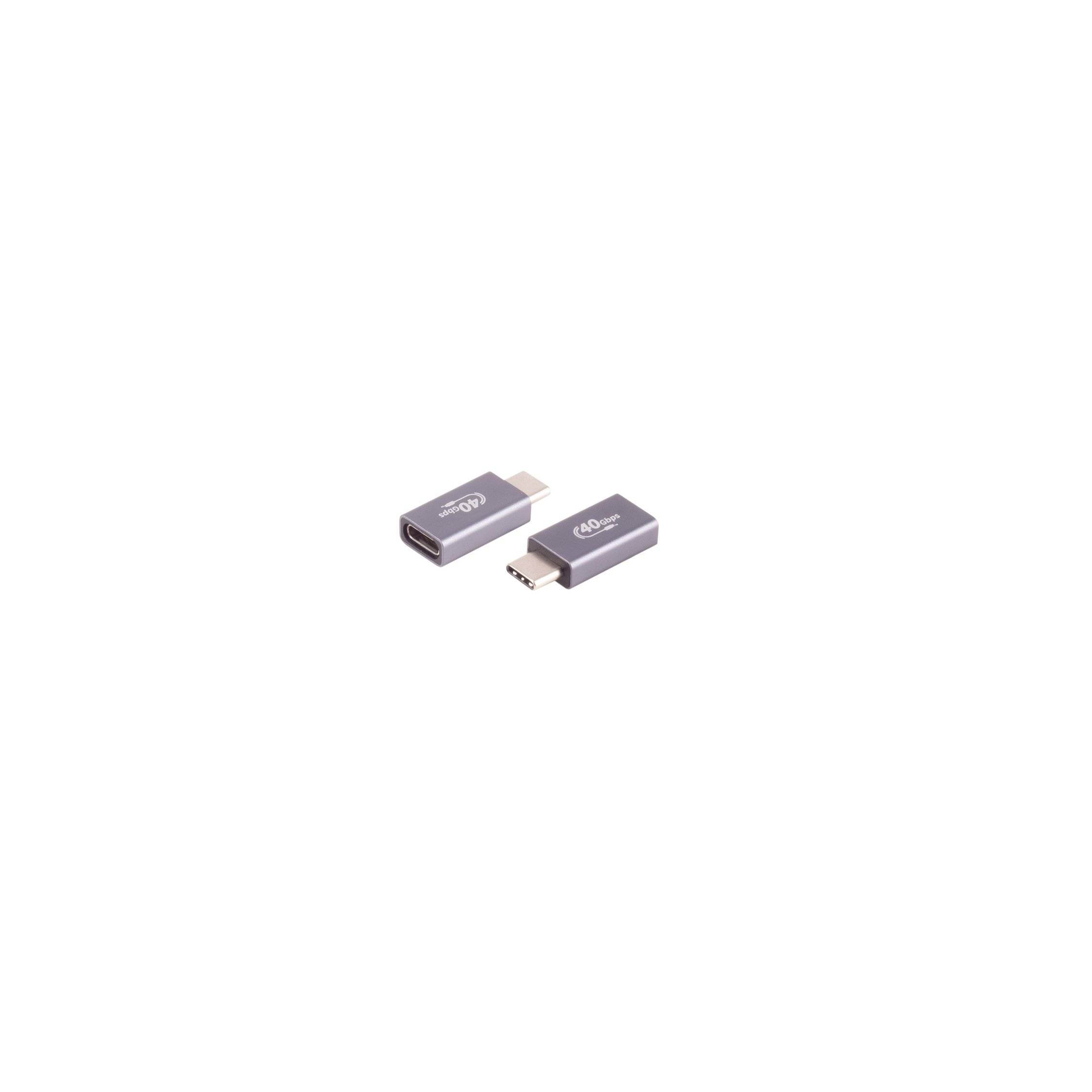 USB-C® Adapter, USB-C® Buchse, 4.0, Metall, Pro-0