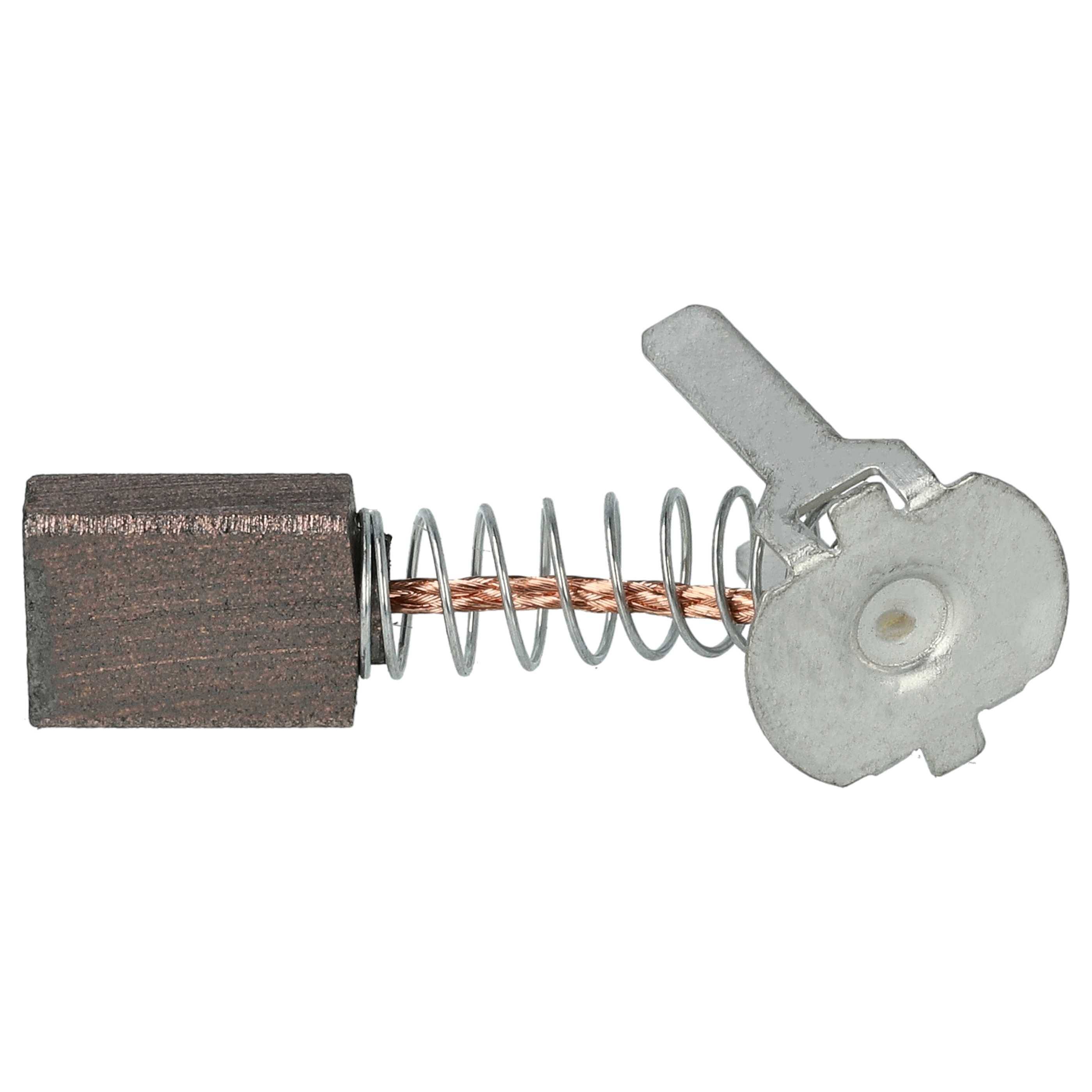 vhbw 2x Kohlebürste 4,4 x 7,9 x 11,2 mm kompatibel mit Bosch GSB 18V-21 3 601 JH1 100 Elektrowerkzeug + Feder-1