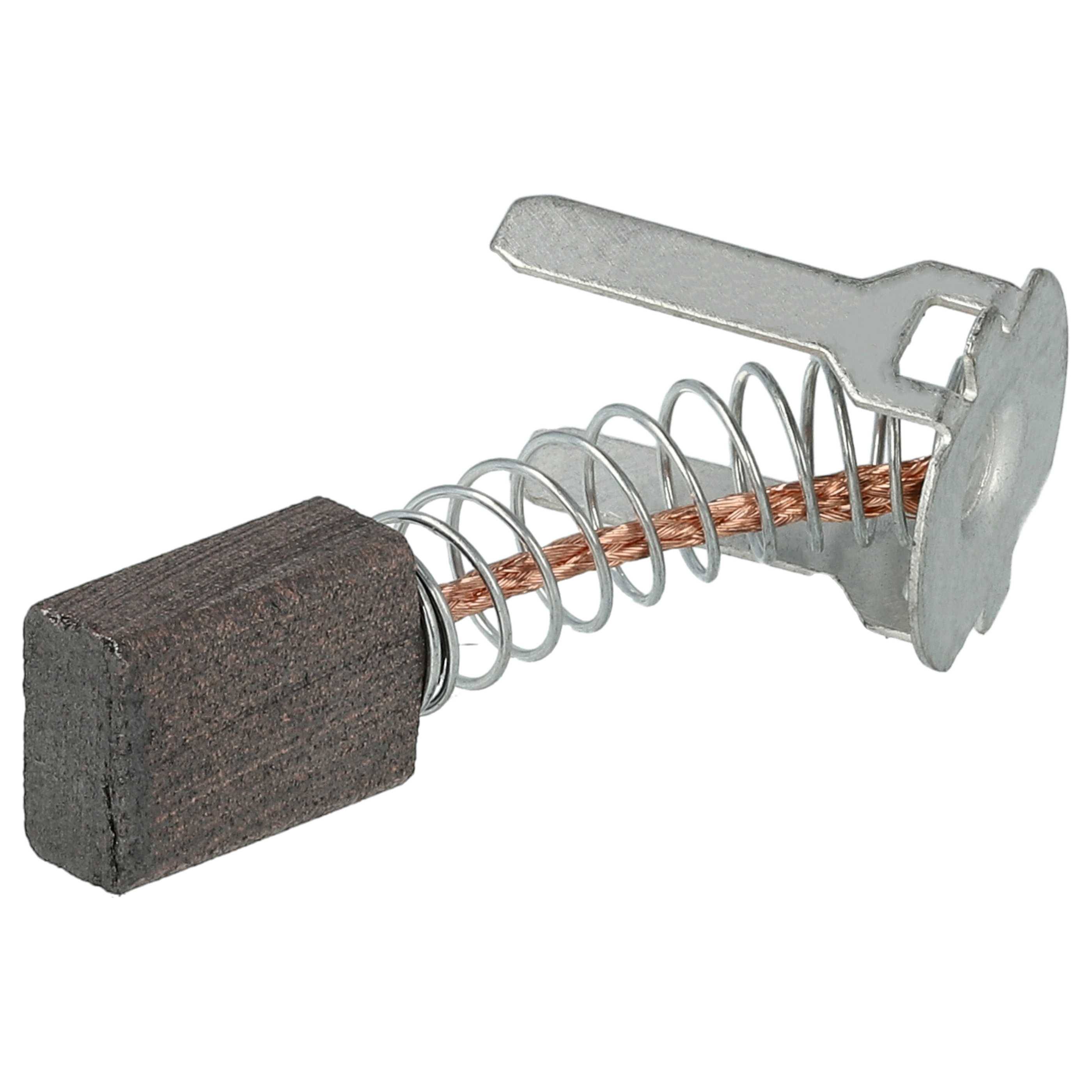 vhbw 2x Kohlebürste 4,4 x 7,9 x 11,2 mm kompatibel mit Bosch GSB 18V-21 3 601 JH1 100 Elektrowerkzeug + Feder-2