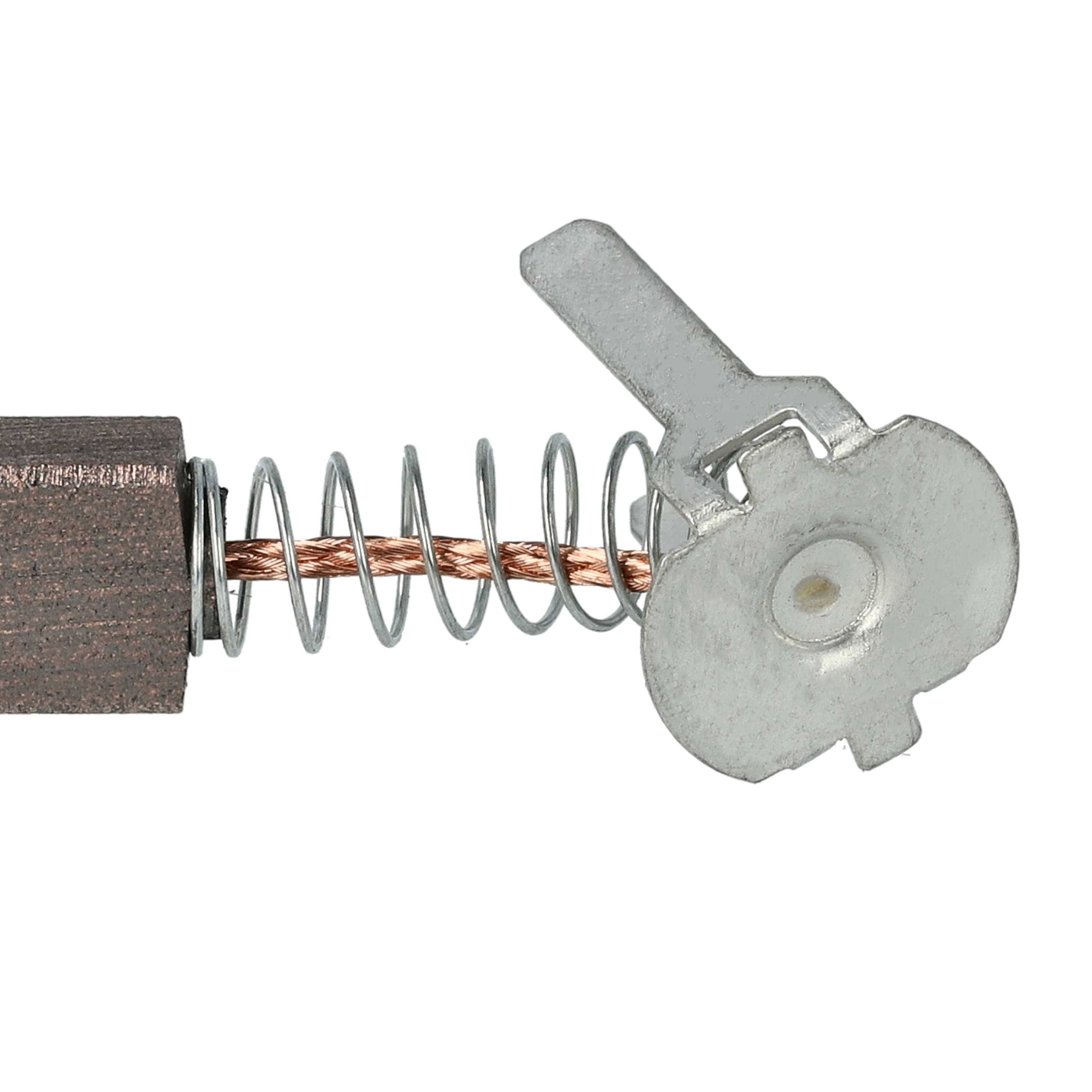 vhbw 2x Kohlebürste 4,4 x 7,9 x 11,2 mm kompatibel mit Bosch GSB 18V-21 3 601 JH1 100 Elektrowerkzeug + Feder-4