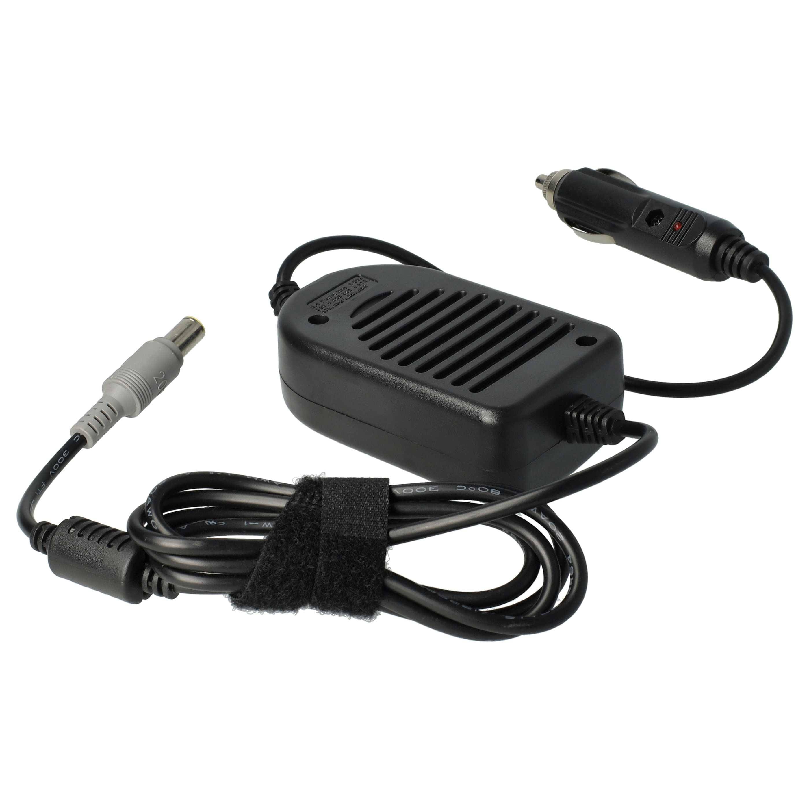 vhbw KFZ-Ladekabel Ersatz für Lenovo 92P1254 | 92P1255, PA-1650-171 für Notebook - 12V Ladegerät Schwarz 4,5 A-1