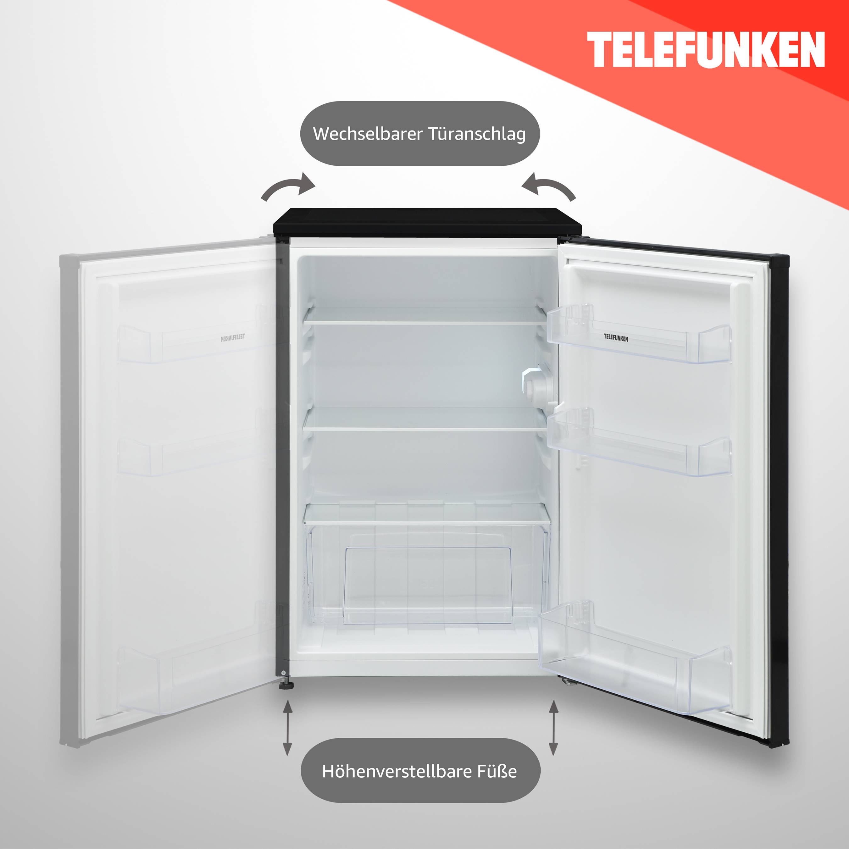 TELEFUNKEN C-135-100 Kühlschrank ohne Gefrierfach | Freistehend | 135 Liter | Kühlschrank klein | LED-Beleuchtung-3