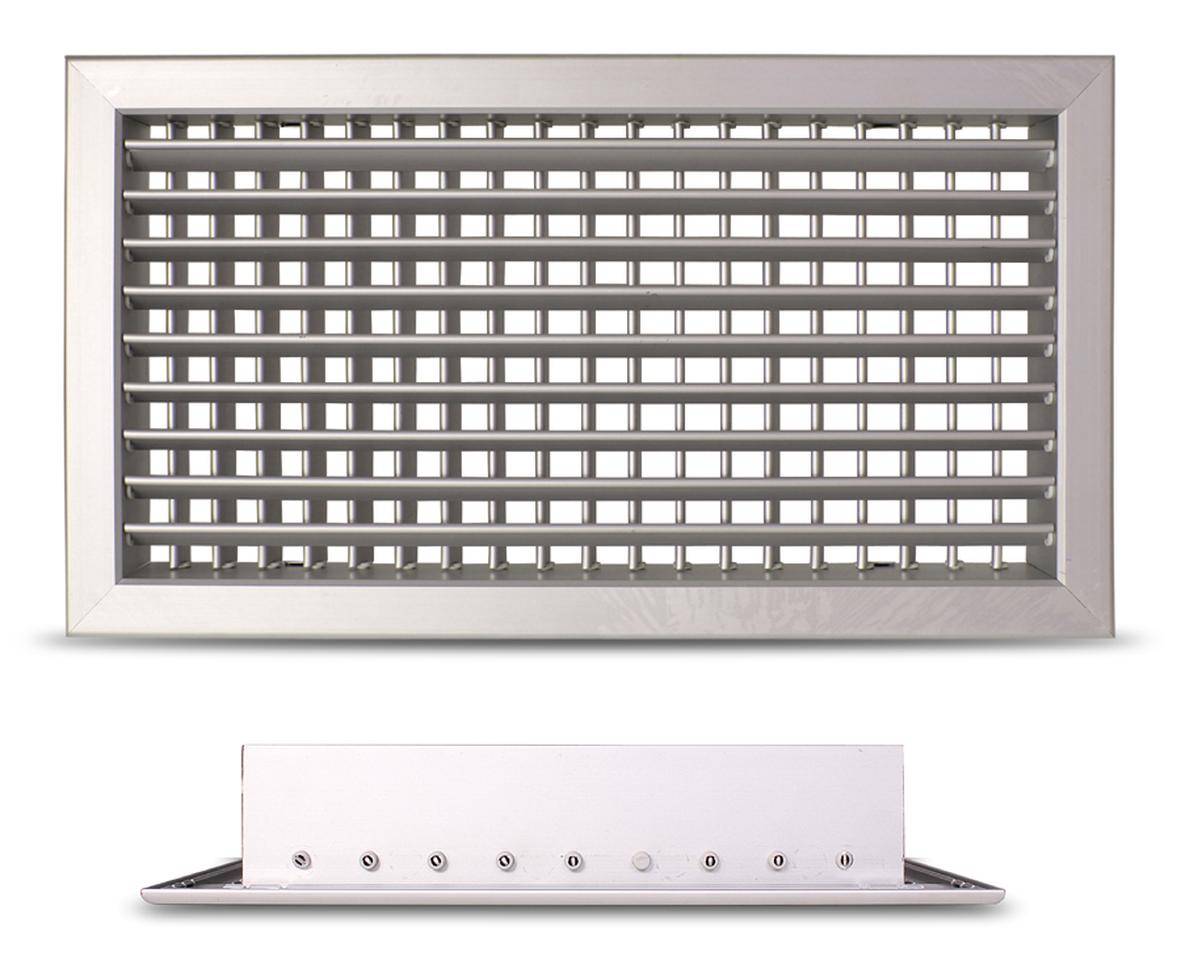 Lenklamellengitter CasaFan ALG-D und ALG-O Aluminium-1