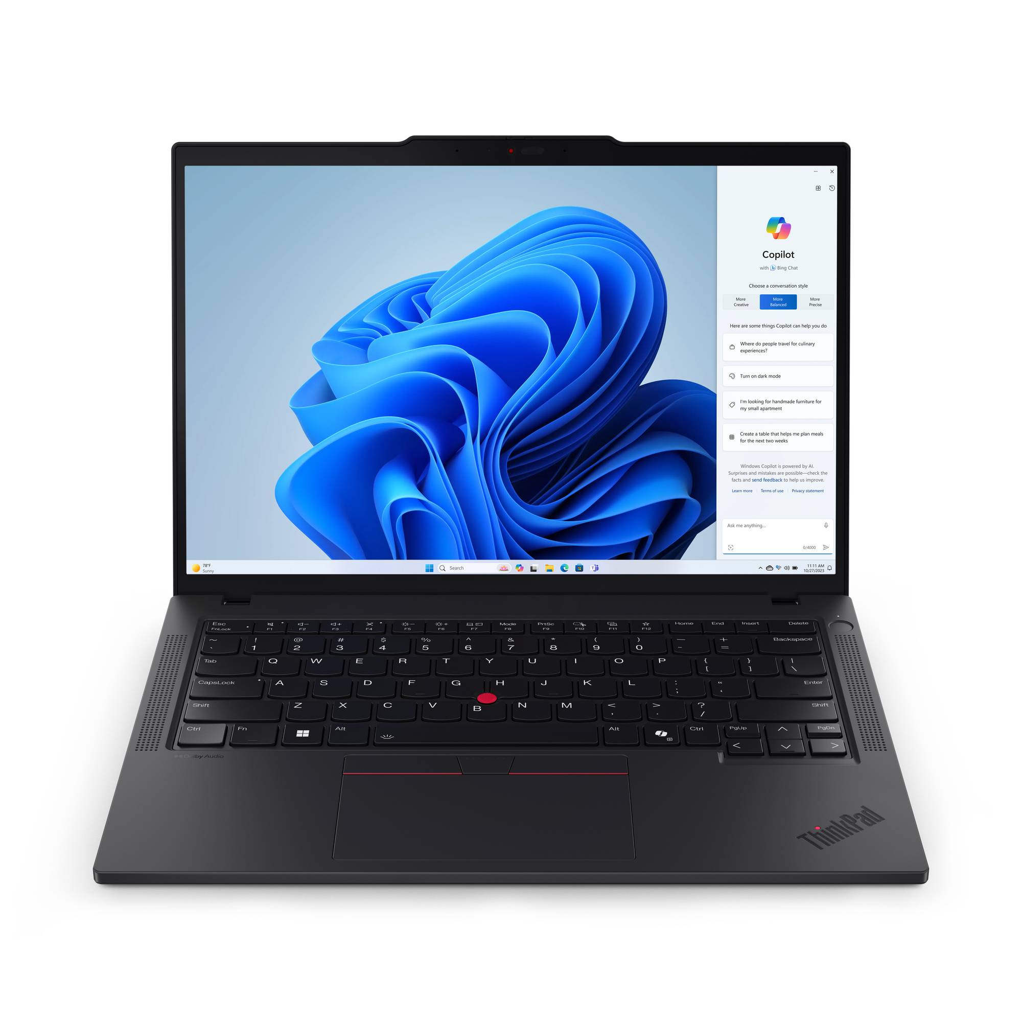 Lenovo ThinkPad T14 Gen 5 (AMD), AMD Ryzen™ 5 PRO, 3,2 GHz, 35,6 cm (14"), 1920 x 1200 Pixel, 32 GB, 1 TB-0