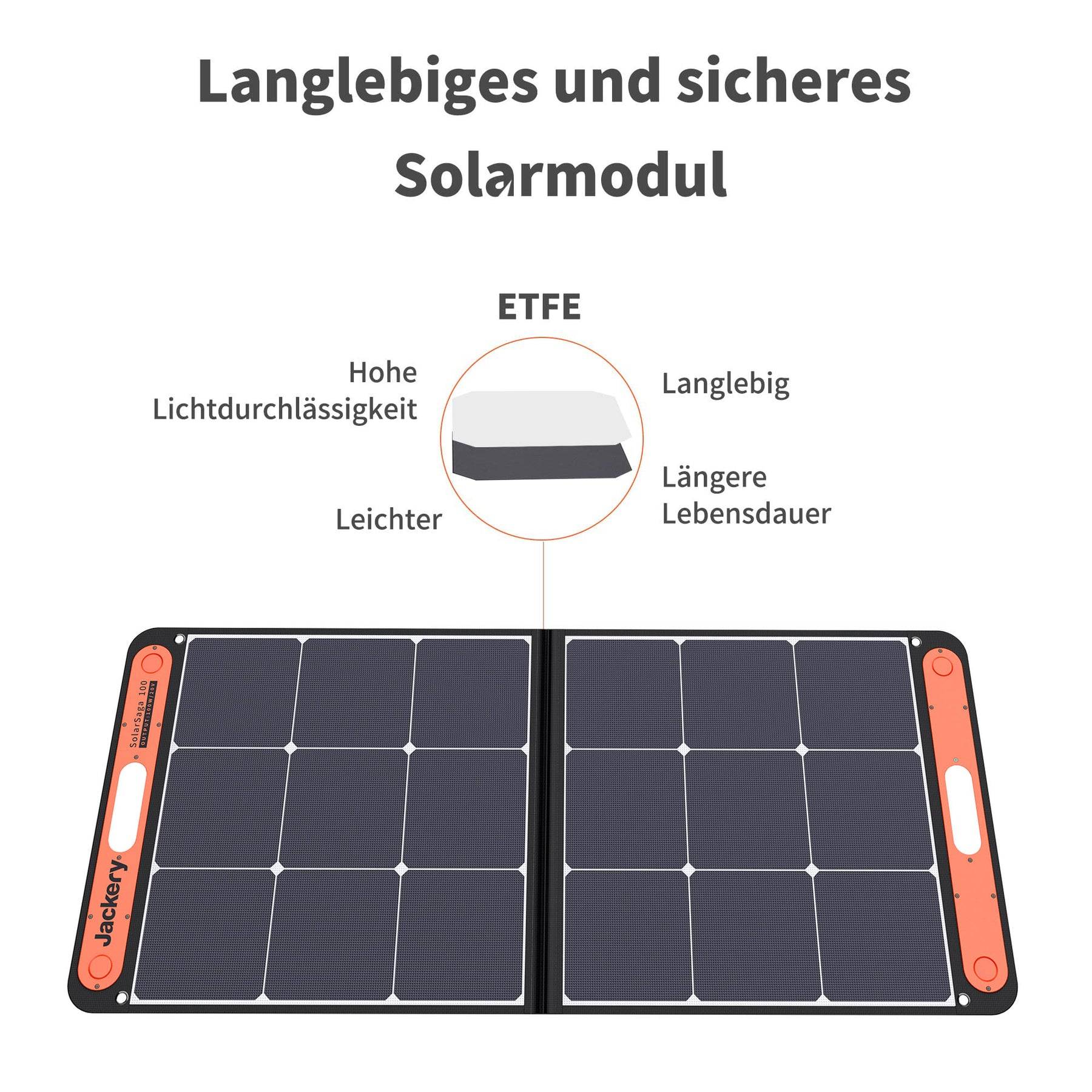Jackery SolarSaga - Solarkollektor - 100 Watt-2