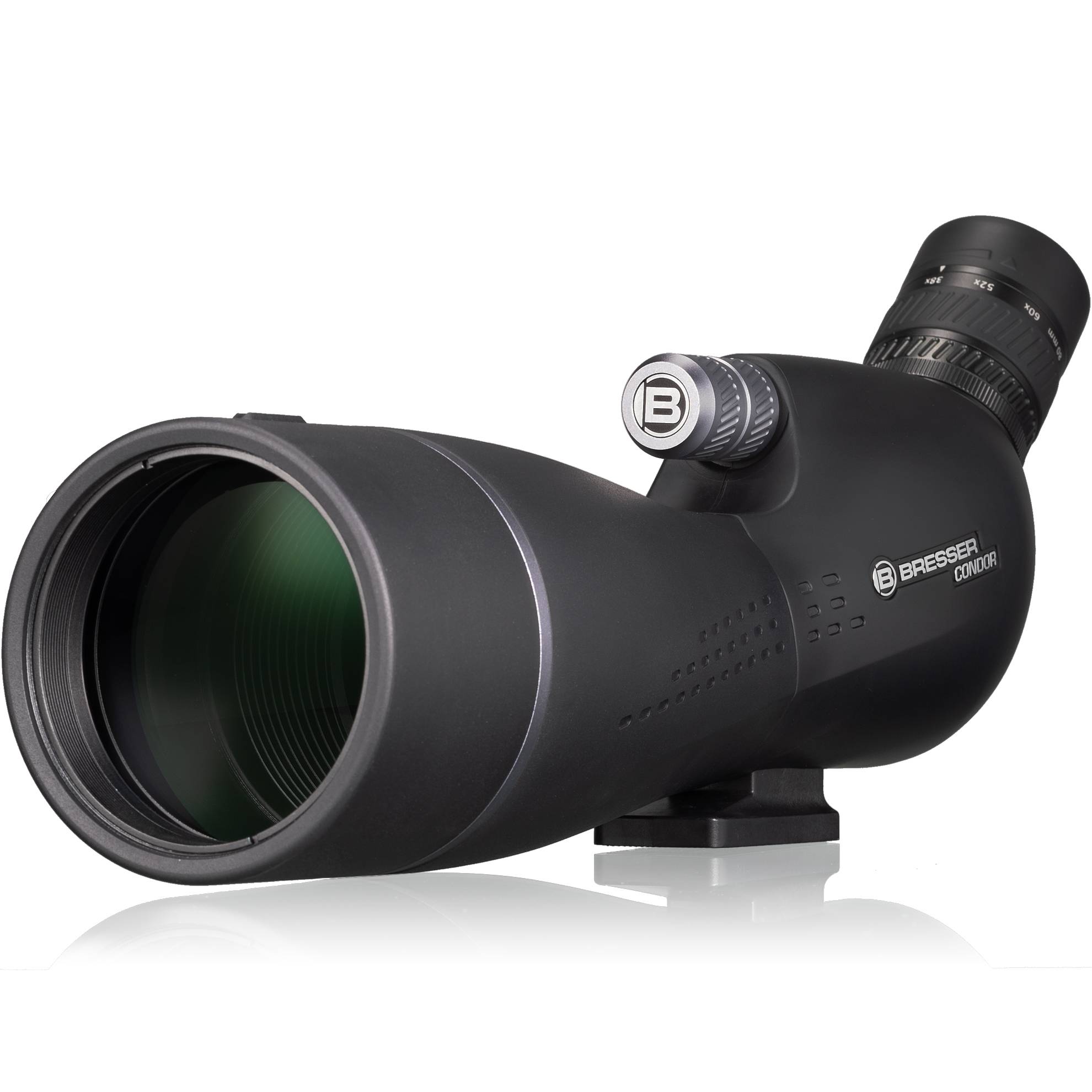 Bresser Optics Condor 20-60x85 Gen. II, 95 mm, 420 mm, 157 mm, 1,54 kg, Schwarz, 36 m-0