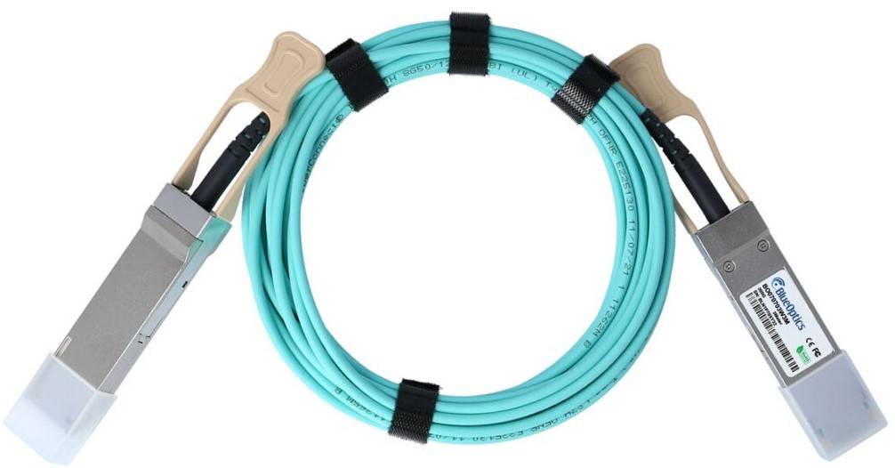 BLUEOPTICS - NVIDIA MFS1S00-H005E-NV BlueOptics BO070703W5M QSFP56 Aktives Optisches Kabel (AOC), 200Gb/s,5 Meter-0