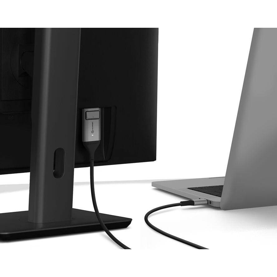 ALOGIC ULCDP01-SGR Videokabel-Adapter 1 m DisplayPort USB Typ-C Schwarz, Grau Multimedia-Technik-1