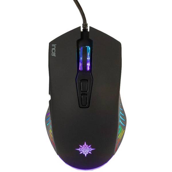 INCA Gaming Maus RGB/ 7200DPI/ 7Tasten/USB 1.50m schwarz retail Eingabe / Ausgabe Mäuse &