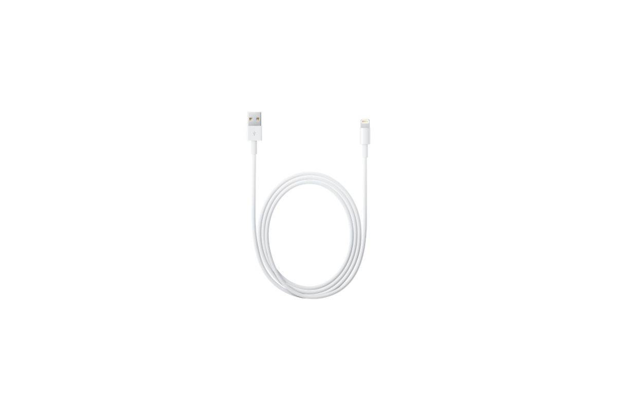Apple Kabel von Lightning auf USB 2 Meter, weiß MD819ZM/A-1