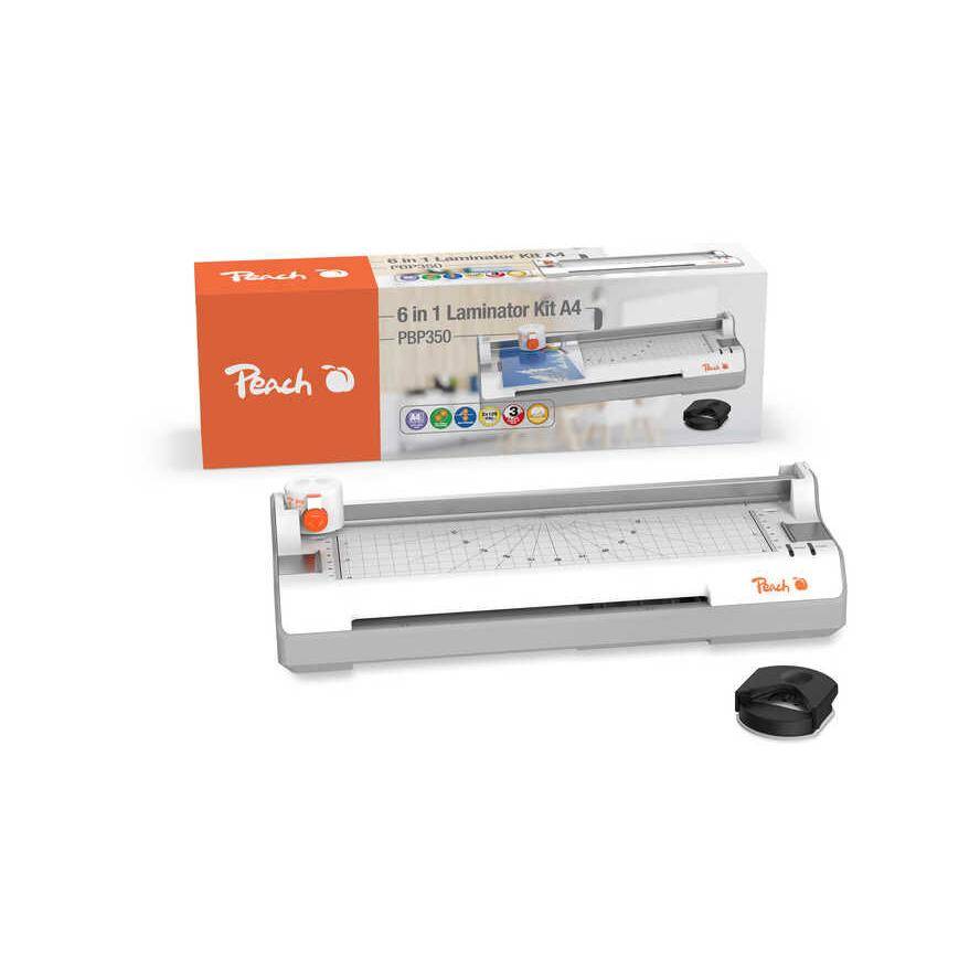 Peach PBP350, 23 cm, Kalt-/Warmlaminator, 250 mm/min, A4, 0,125 µm, Beutel-2