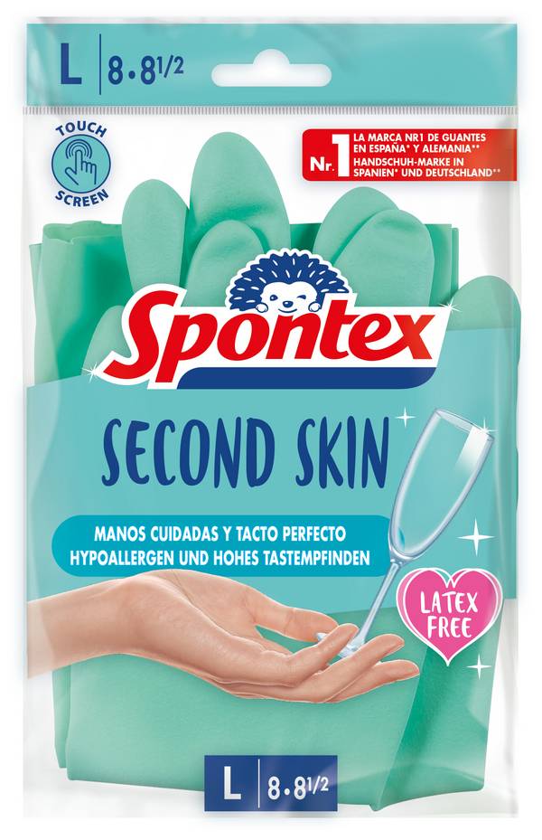 SPONTEX - Haushaltshandschuhe latexfrei Multi-Use 8-8.5