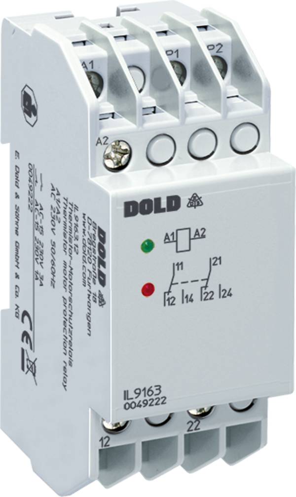 DOLD IL9163.12/100 AC/DC24V, Thermistor-Motorschutzrelais, IL 9163