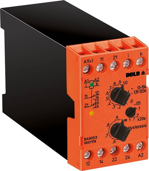 DOLD BA9053/010 AC20-200mA AC230V 0-20S, Stromrelais, BA 9053-0