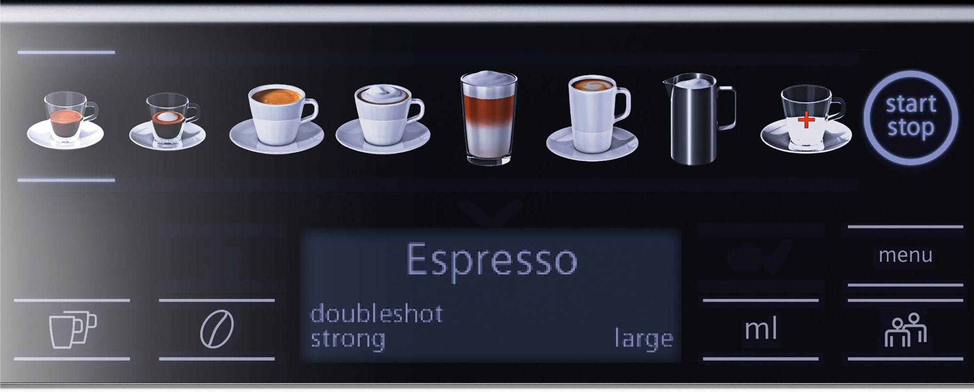Siemens EQ.6 plus s100 TE651209RW - Automatische Kaffeemaschine mit Cappuccinatore - 15 bar - Schwarz-2