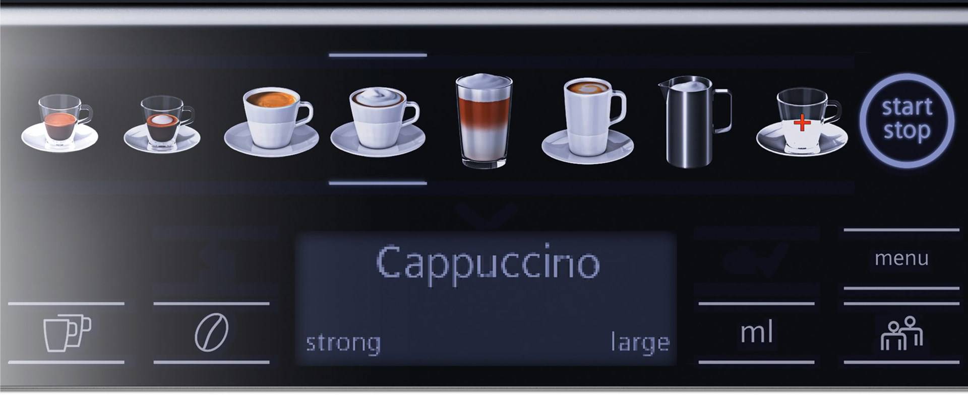 Siemens EQ.6 plus s100 TE651209RW - Automatische Kaffeemaschine mit Cappuccinatore - 15 bar - Schwarz-3