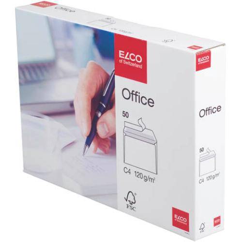Elco Office C4, C4 (229 x 324 mm), Weiß, 120 g/m², 229 mm, 324 mm, 50 Stück(e)