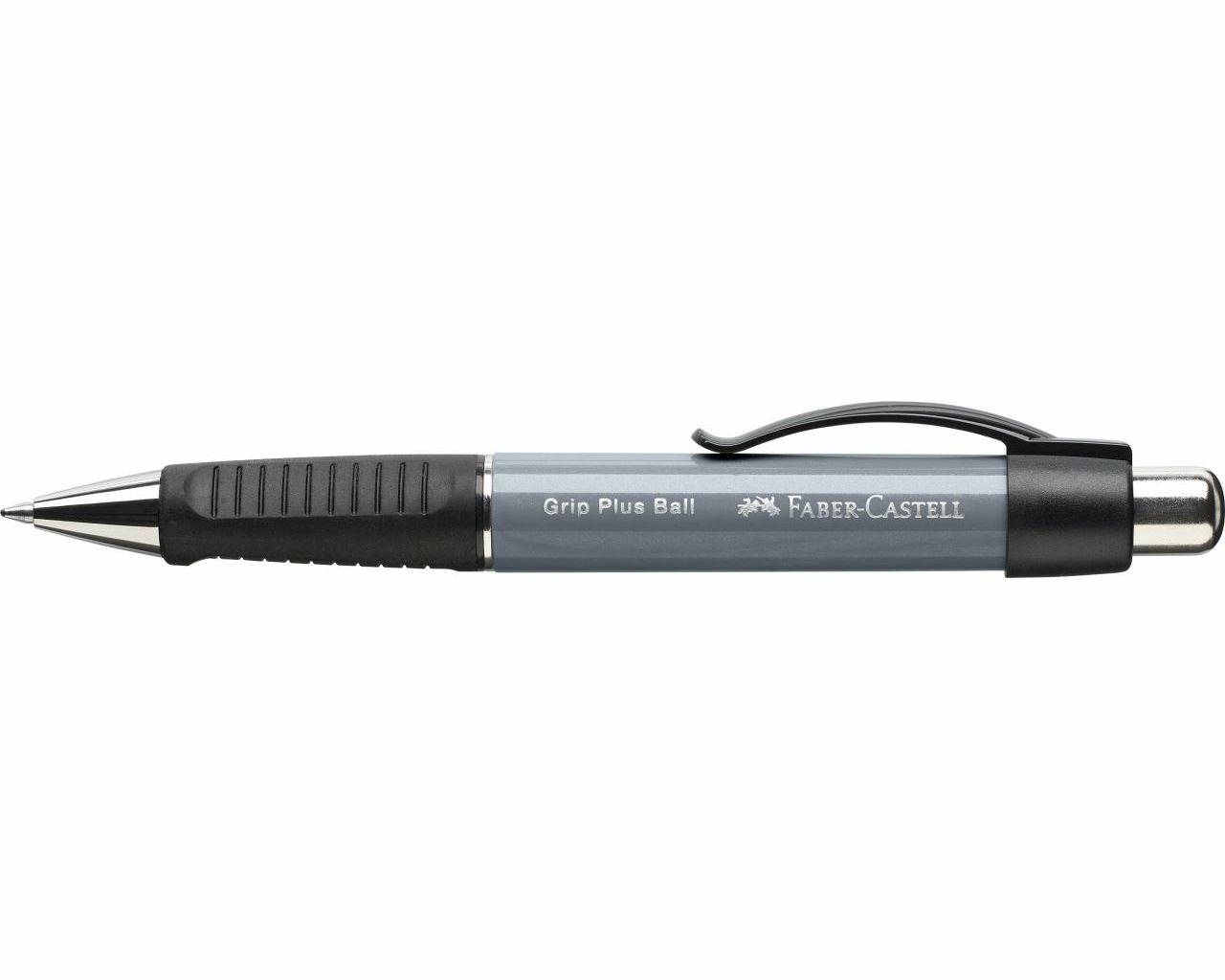 FABER-CASTELL Druckkugelschreiber GRIP PLUS, steingrau (5661508)-1