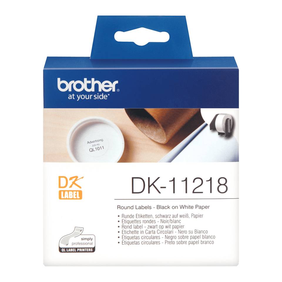 Brother DK-11218 - Schwarz auf Weiß - Rolle (2,4 cm)-2