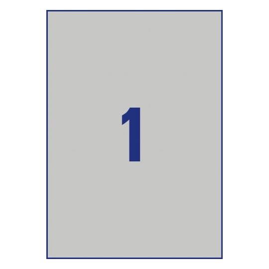 AVERY ZWECKFORM - Avery - Polyester - matt - permanenter Klebstoff - Silber - A4 (210 x 297 mm)-4