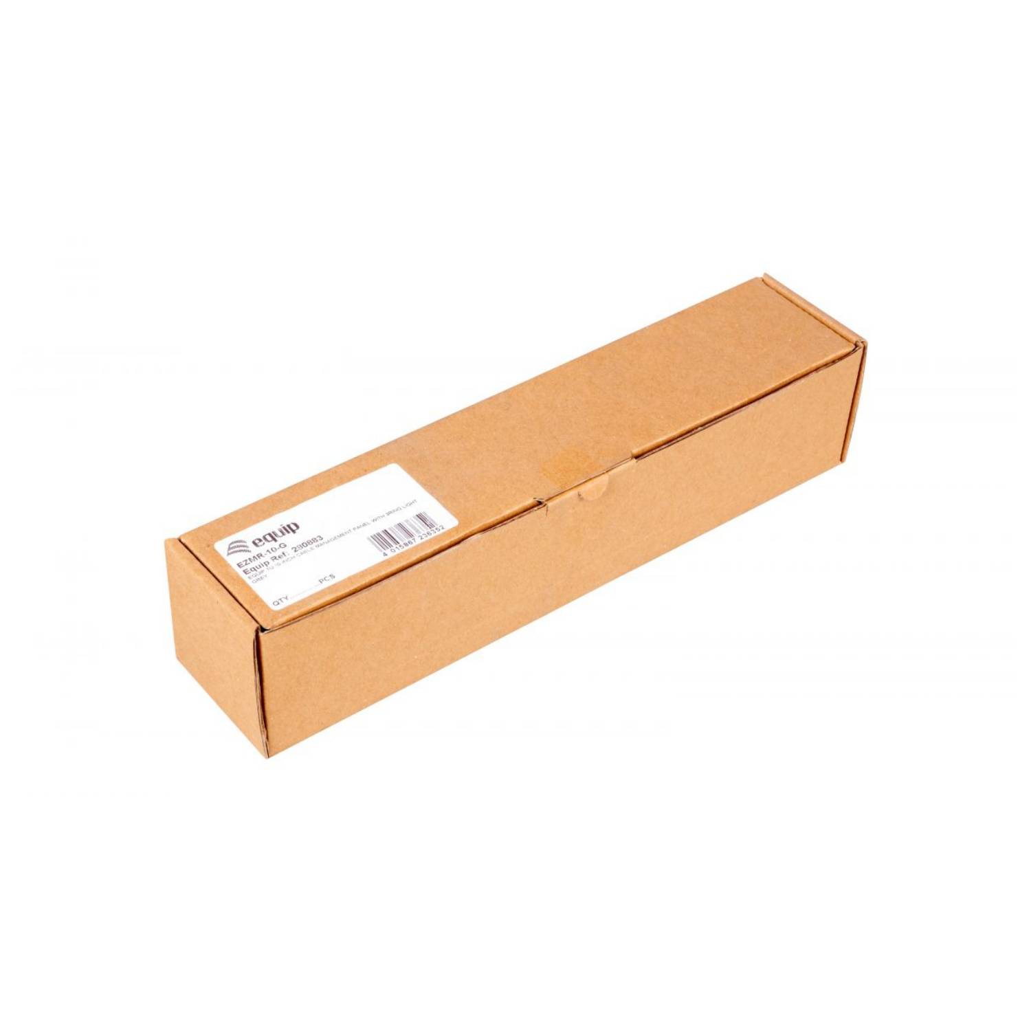 Equip EZMR-10-G - Kabelmanagement-Panel mit Ringen für Rack - Hellgrau - 1U - 25.4 cm (10")-1